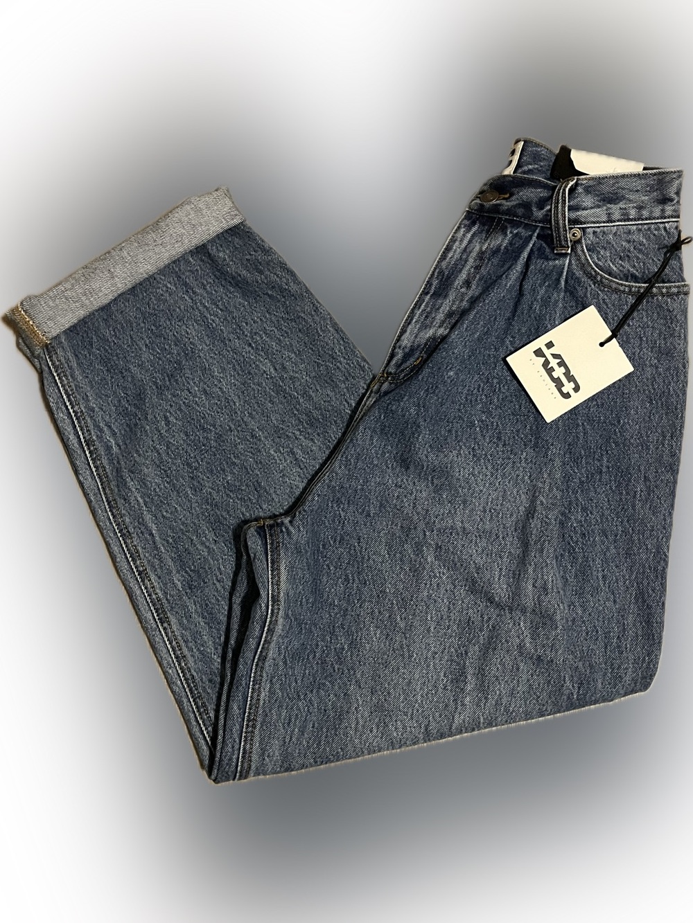 KBB by Kahlana High-Rise Balloon Leg Jeans NWT Size 2